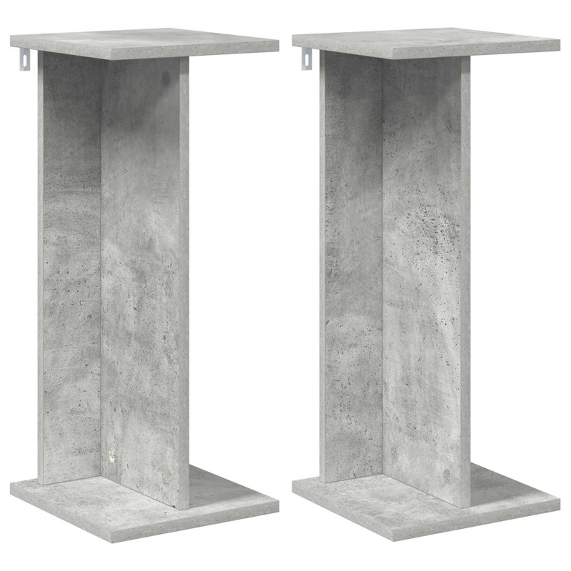 Stojak na rośliny 2 pcs Betonowy Szary 25 x 25,5 x 60,5 cm