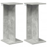 Stojak na rośliny 2 pcs Betonowy Szary 25 x 25,5 x 60,5 cm