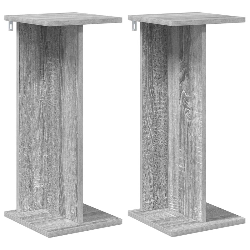 Stojak na rośliny 2 pcs Szary Sonoma 25 x 25,5 x 60,5 cm