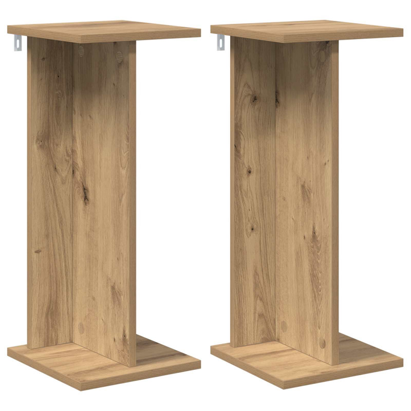 Stojak na rośliny 2 pcs Dąb Rzemieślniczy 25 x 25,5 x 60,5 cm