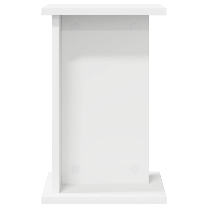 Stojak na rośliny Biały 25 x 25,5 x 40,5 cm Drewno inżynieryjne