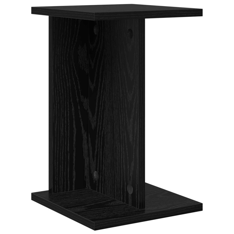 Stojak na rośliny 2 pcs Czarny Dąb 25 x 25,5 x 40,5 cm