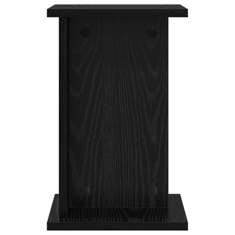 Stojak na rośliny 2 pcs Czarny Dąb 25 x 25,5 x 40,5 cm