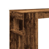 Stolik barowy z przegrodami, stare drewno, 102x50x103,5 cm