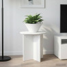 Stojak na rośliny 2 pcs Biały Ø40 x 40 cm Drewno inżynieryjne
