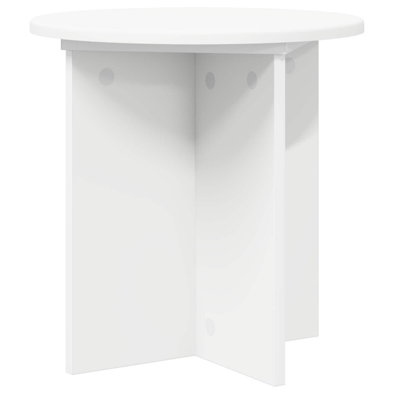 Stojak na rośliny 2 pcs Biały Ø40 x 40 cm Drewno inżynieryjne
