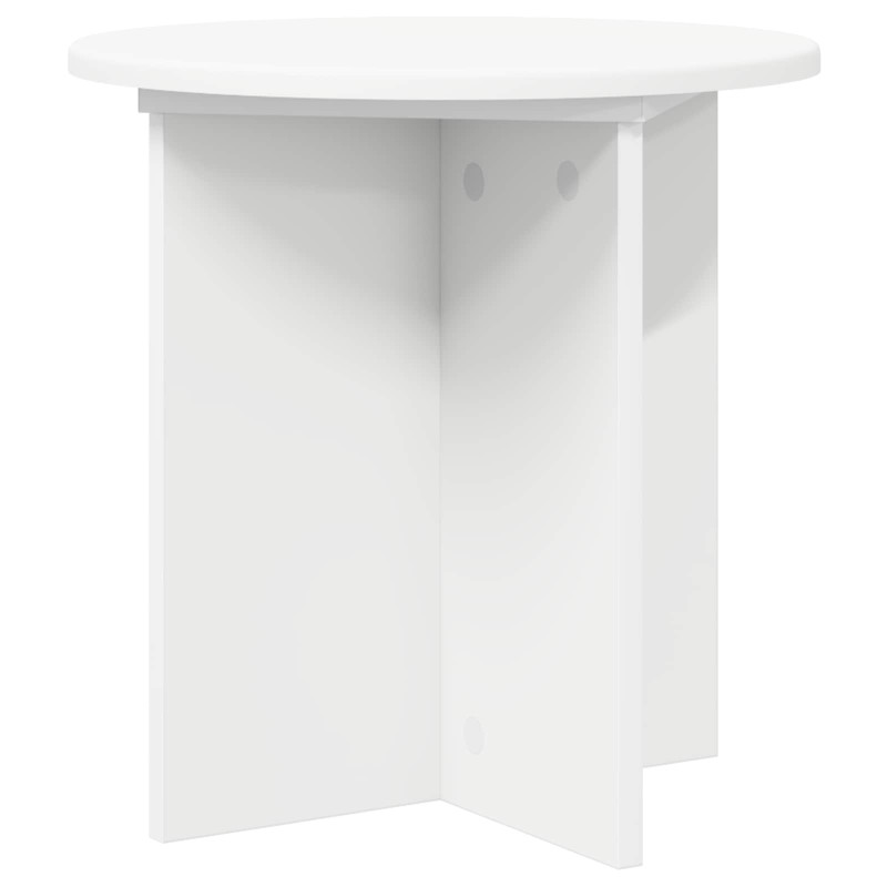 Stojak na rośliny 2 pcs Biały Ø40 x 40 cm Drewno inżynieryjne