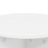 Stojak na rośliny 2 pcs Biały Ø40 x 40 cm Drewno inżynieryjne