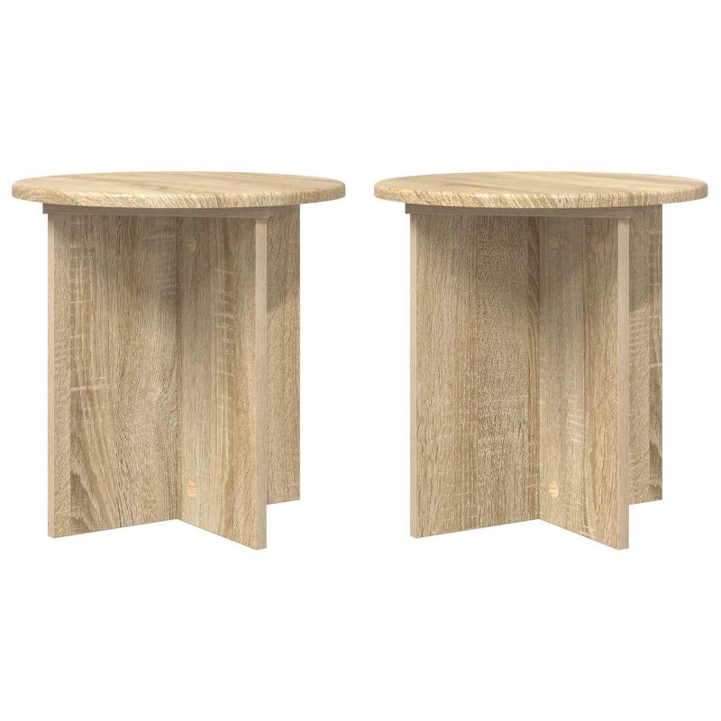 Stojak na rośliny 2 pcs dąb Sonoma 40 x 40 x 40 cm
