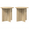 Stojak na rośliny 2 pcs dąb Sonoma 40 x 40 x 40 cm