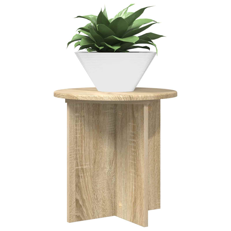 Stojak na rośliny 2 pcs dąb Sonoma 40 x 40 x 40 cm