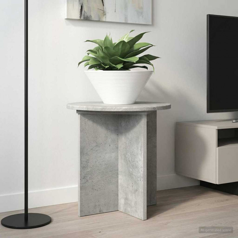 Stojak na rośliny 2 pcs Betonowy szary 40 x 40 x 40 cm