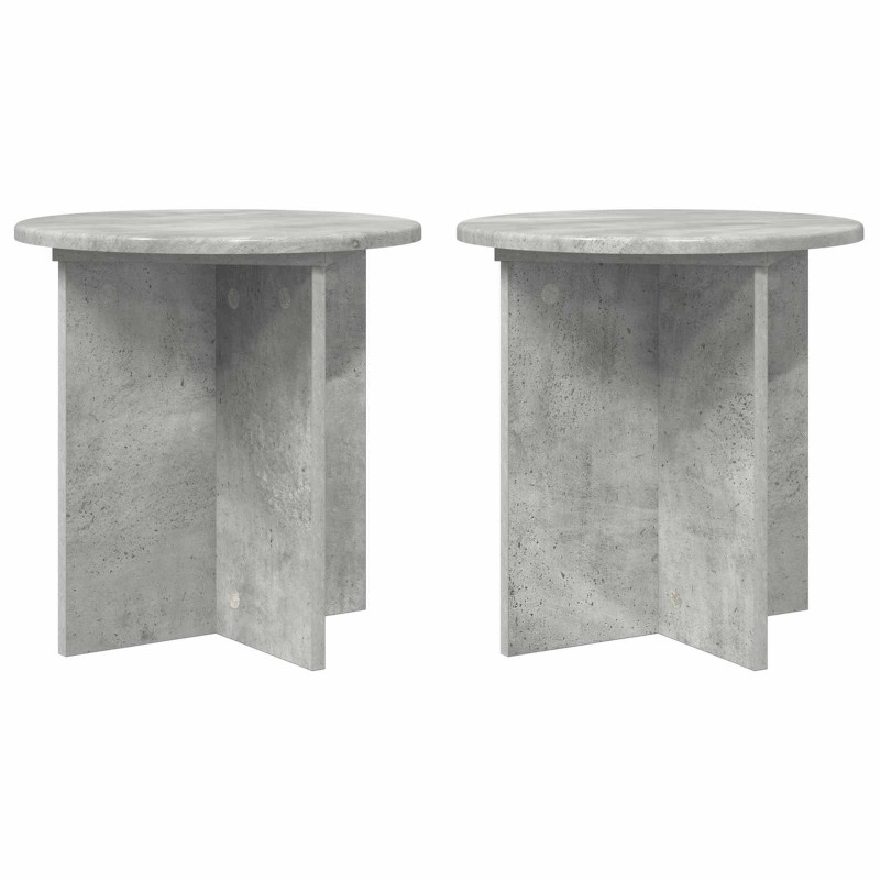Stojak na rośliny 2 pcs Betonowy szary 40 x 40 x 40 cm