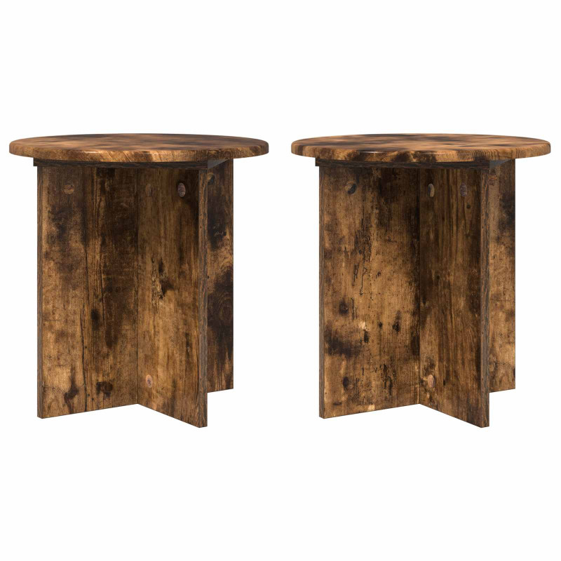 Stojak na rośliny 2 pcs Dąb wędzony 40 x 40 x 40 cm