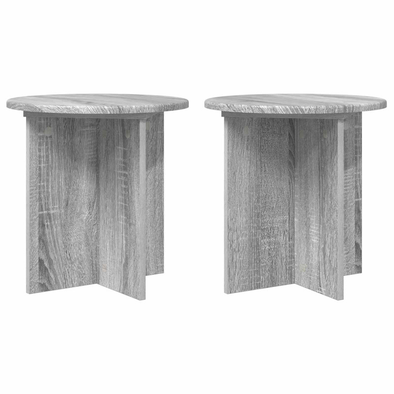 Stojak na rośliny 2 pcs Szary Sonoma 40 x 40 x 40 cm