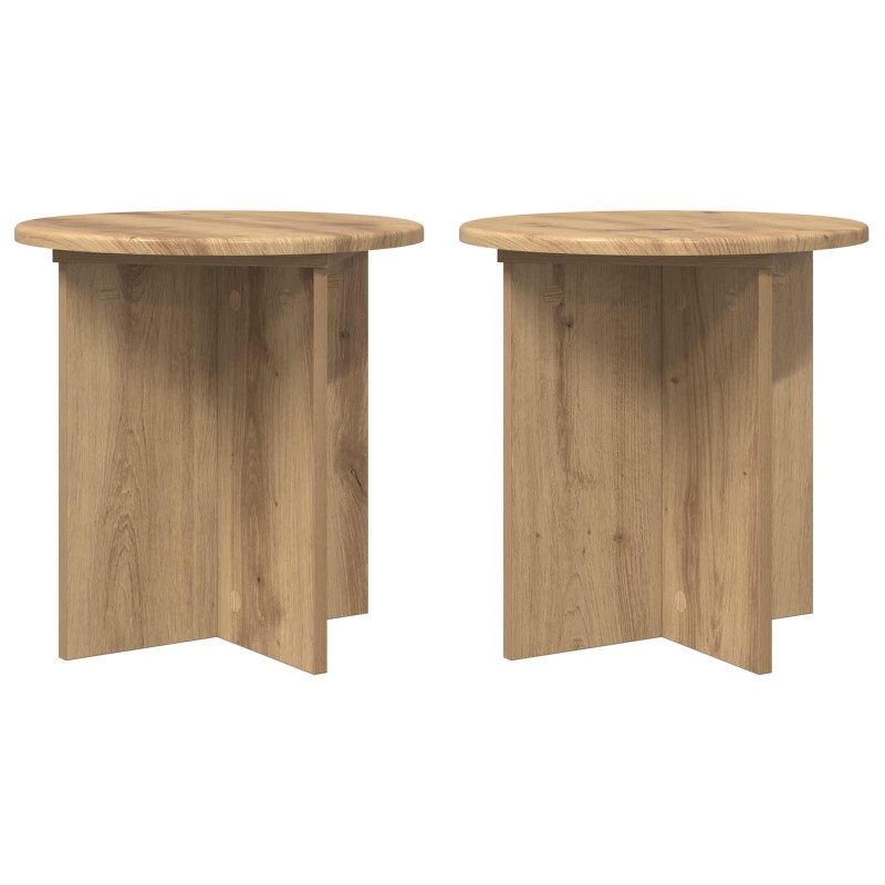 Stojak na rośliny 2 pcs Dąb artisan 40 x 40 x 40 cm