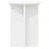 Stojak na rośliny 2 pcs Biały Ø29,5 x 40 cm Drewno inżynieryjne