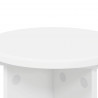 Stojak na rośliny 2 pcs Biały Ø29,5 x 40 cm Drewno inżynieryjne