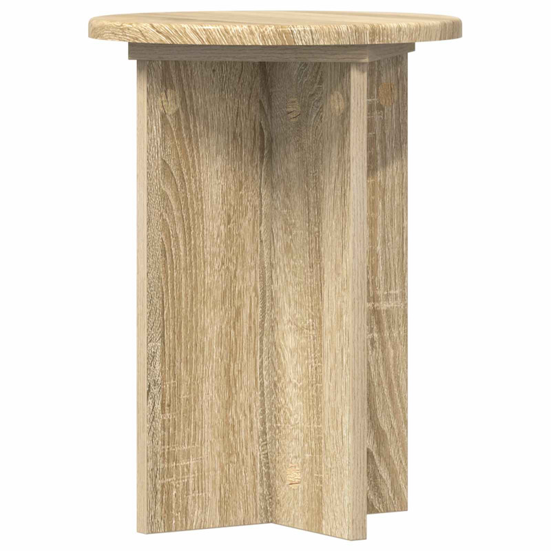 Stojak na rośliny 2 pcs dąb Sonoma Ø29,5 x 40 cm