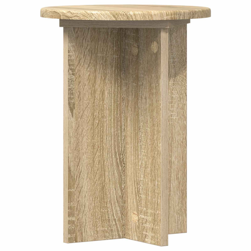 Stojak na rośliny 2 pcs dąb Sonoma Ø29,5 x 40 cm