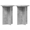 Stojak na rośliny 2 pcs Betonowy szary Ø29,5 x 40 cm
