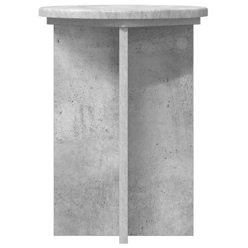 Stojak na rośliny 2 pcs Betonowy szary Ø29,5 x 40 cm