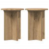 Stojak na rośliny 2 pcs Dąb artisan Ø29,5 x 40 cm