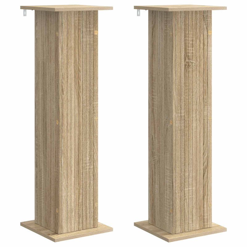 Stojak na rośliny 2 pcs dąb Sonoma 30,5 x 30 x 100,5 cm