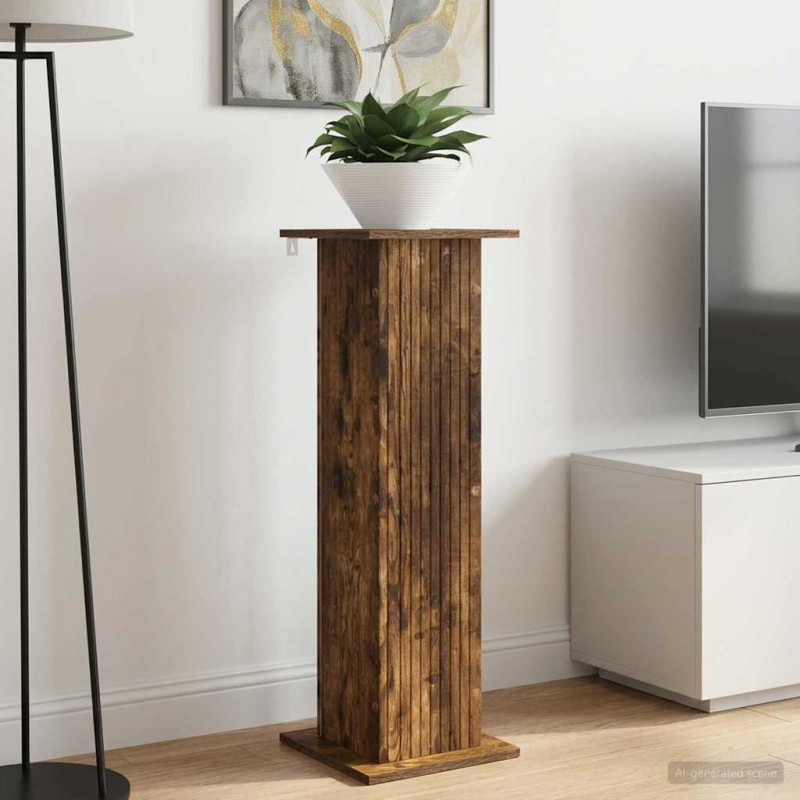 Stojak na rośliny 2 pcs Dąb wędzony 30,5 x 30 x 100,5 cm
