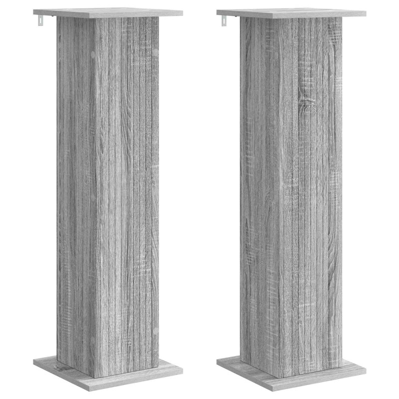Stojak na rośliny 2 pcs Szary Sonoma 30,5 x 30 x 100,5 cm