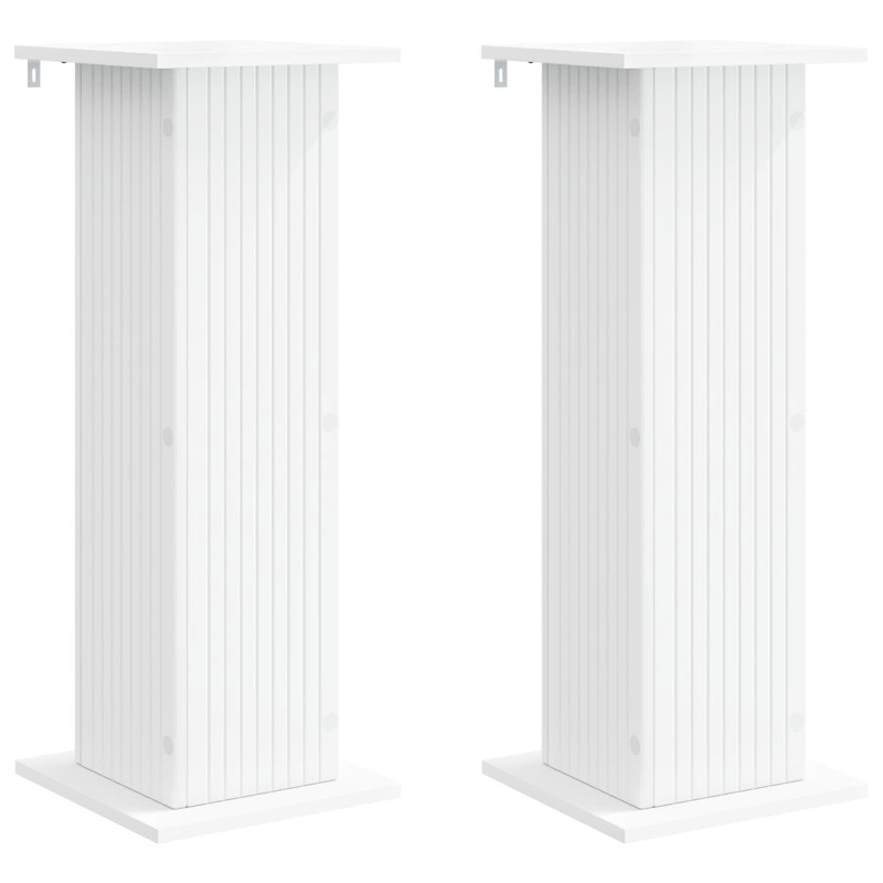 Stojak na rośliny 2 pcs Biały 30,5 x 30 x 80,5 cm
