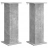 Stojak na rośliny 2 pcs Betonowy szary 30,5 x 30 x 80,5 cm