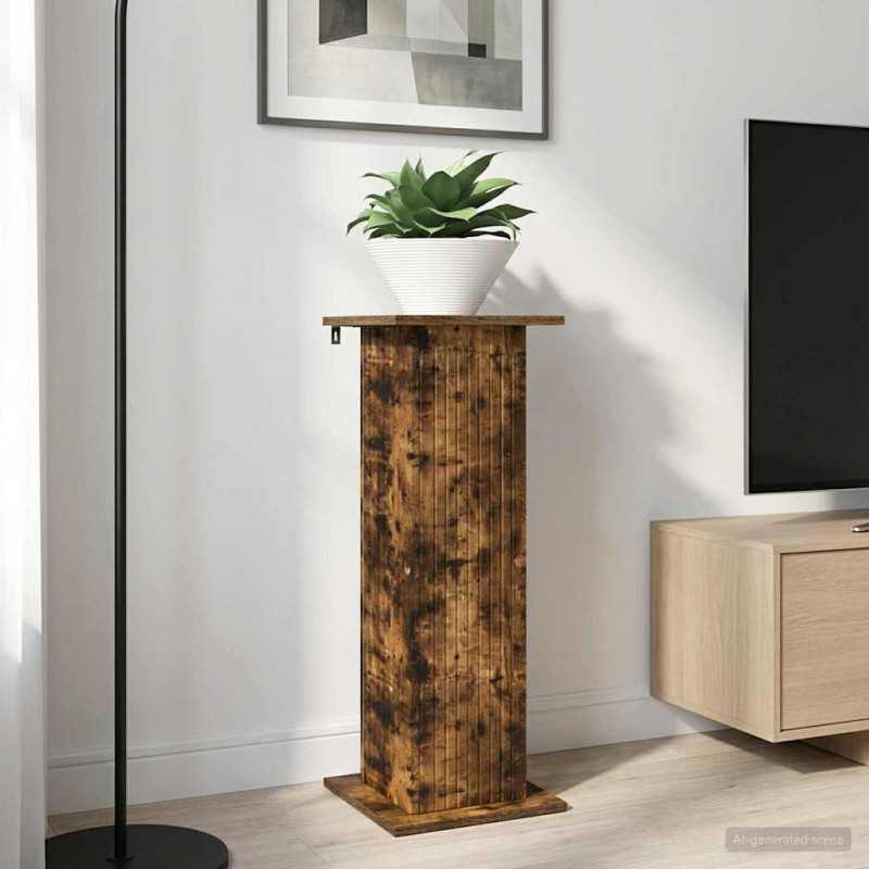 Stojak na rośliny 2 pcs Dąb wędzony 30,5 x 30 x 80,5 cm