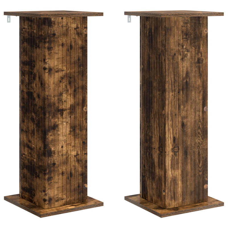 Stojak na rośliny 2 pcs Dąb wędzony 30,5 x 30 x 80,5 cm