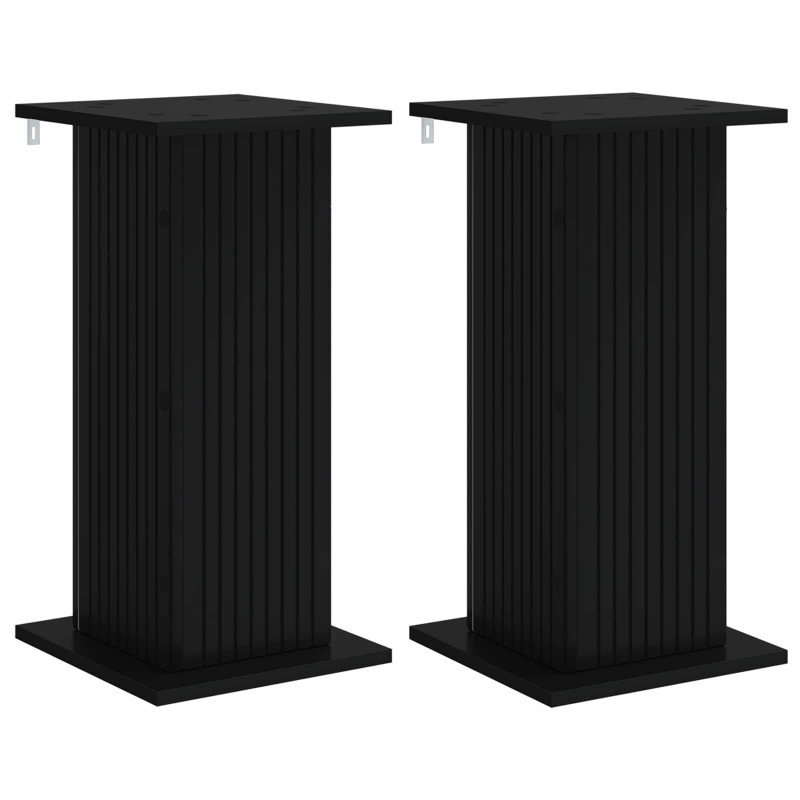 Stojak na rośliny 2 pcs Czarny 30,5 x 30 x 60,5 cm