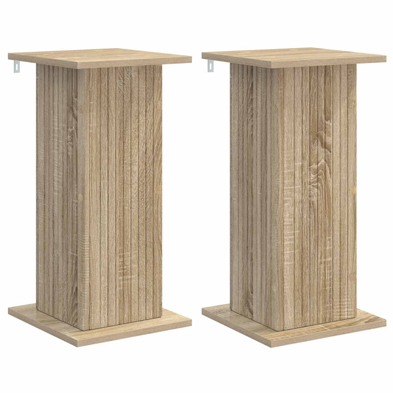 Stojak na rośliny 2 pcs dąb Sonoma 30,5 x 30 x 60,5 cm