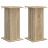 Stojak na rośliny 2 pcs dąb Sonoma 30,5 x 30 x 60,5 cm