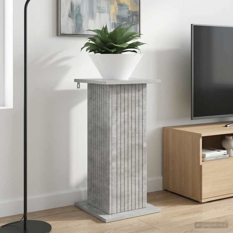 Stojak na rośliny 2 pcs Betonowy szary 30,5 x 30 x 60,5 cm