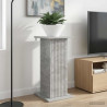 Stojak na rośliny 2 pcs Betonowy szary 30,5 x 30 x 60,5 cm