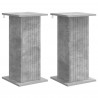 Stojak na rośliny 2 pcs Betonowy szary 30,5 x 30 x 60,5 cm