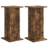 Stojak na rośliny 2 pcs Dąb wędzony 30,5 x 30 x 60,5 cm