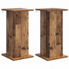 Stojak na rośliny 2 pcs Stare drewno 30,5 x 30 x 60,5 cm