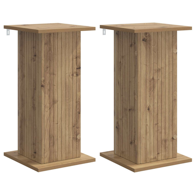 Stojak na rośliny 2 pcs Dąb artisan 30,5 x 30 x 60,5 cm