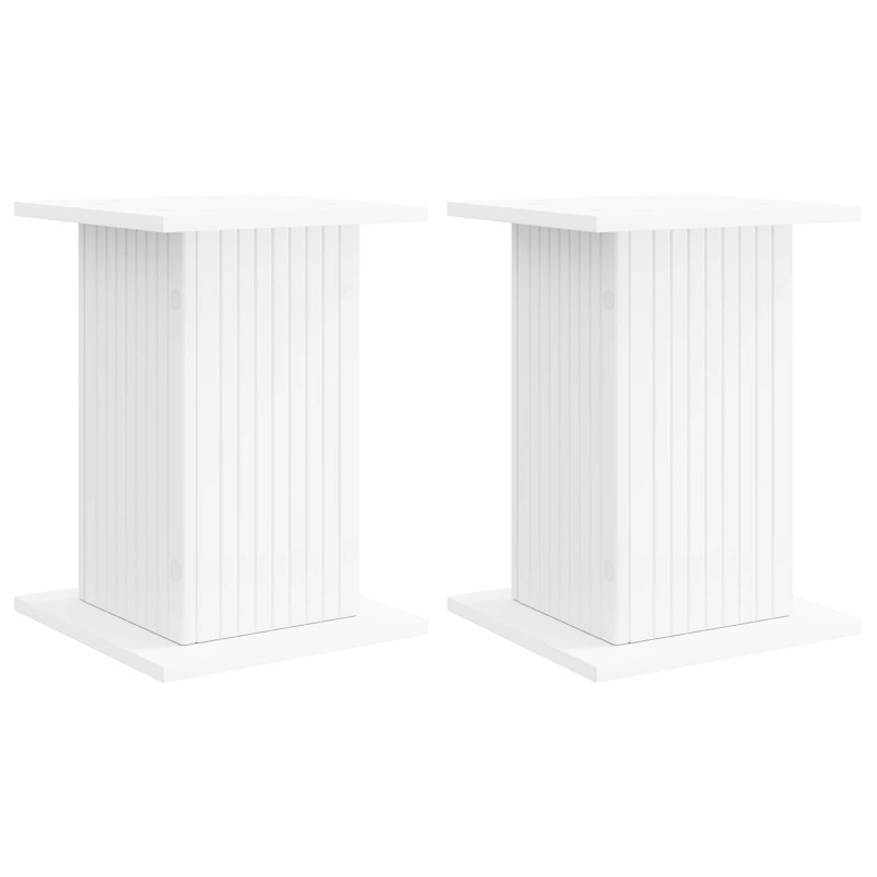Stojak na rośliny 2 pcs Biały 30,5 x 30 x 43 cm