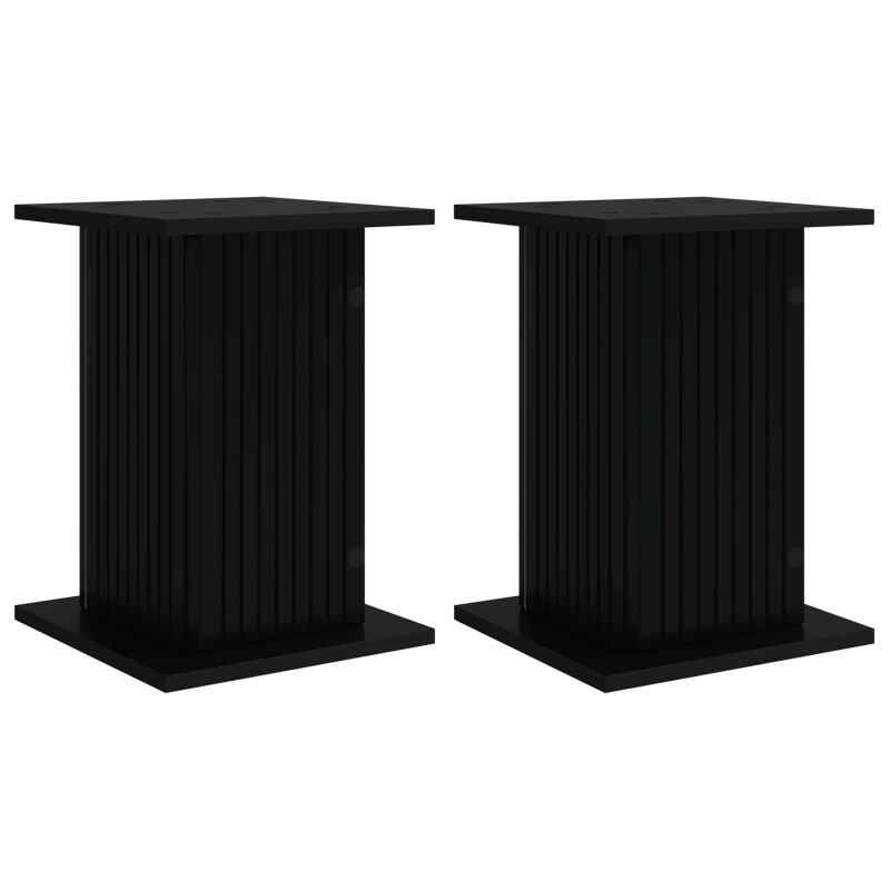Stojak na rośliny 2 pcs Czarny 30,5 x 30 x 43 cm