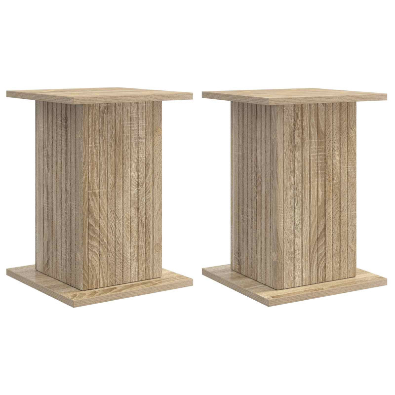 Stojak na rośliny 2 pcs dąb Sonoma 30,5 x 30 x 43 cm