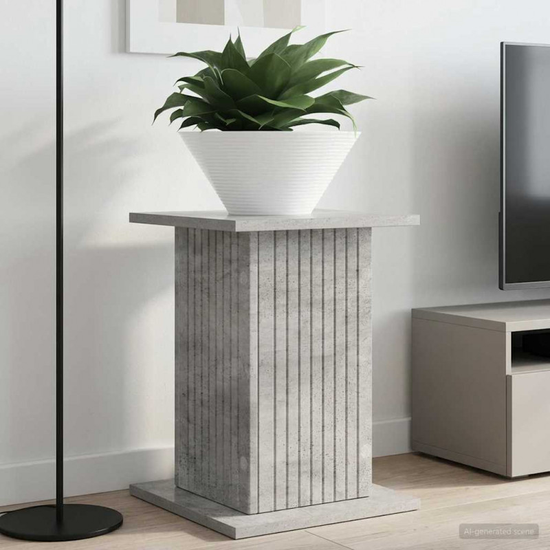 Stojak na rośliny 2 pcs Betonowy szary 30,5 x 30 x 43 cm