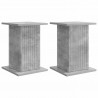 Stojak na rośliny 2 pcs Betonowy szary 30,5 x 30 x 43 cm
