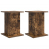 Stojak na rośliny 2 pcs Dąb wędzony 30,5 x 30 x 43 cm