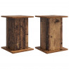 Stojak na rośliny 2 pcs Stare drewno 30,5 x 30 x 43 cm